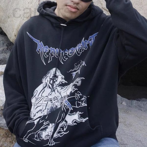 men's hoodies & sweatshirts designer correct rep wash old white shark f / w vintage death loose sweater kqvb, Black
men's hoodies & sweatshirts designer correct rep wash old white shark f / w vintage death loose sweater kqvb, Black