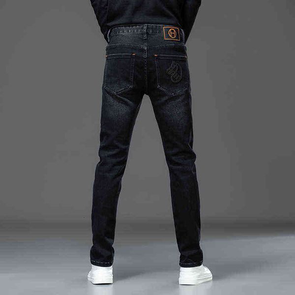 family h brand autumn winter jeans men's live broadcast selling european goods high-end elastic long pants fashion embroidery, Blue
family h brand autumn winter jeans men's live broadcast selling european goods high-end elastic long pants fashion embroidery, Blue