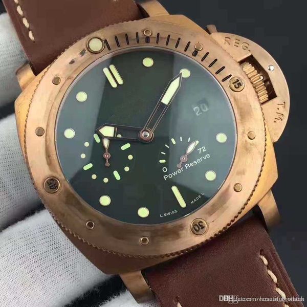 luxury watch pam507 xf men's bronze case 47mm leather strap through the bottom p9002 automatic mechanical movement sapphire crystal, Slivery;brown
luxury watch pam507 xf men's bronze case 47mm leather strap through the bottom p9002 automatic mechanical movement sapphire crystal, Slivery;brown