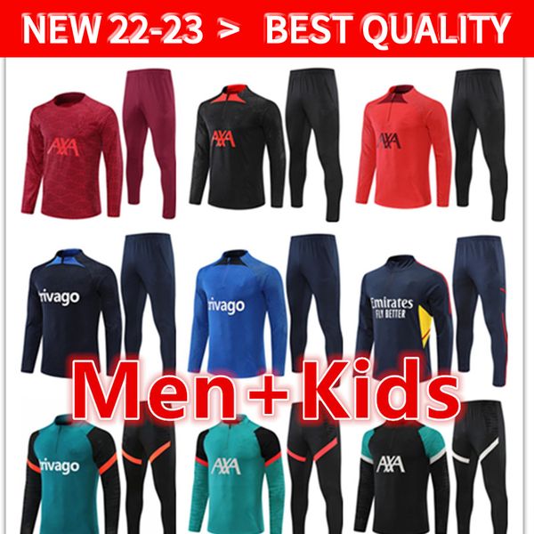 21 22 23 mens kids tracksuits football training suit jerseys set 2021 2022 men soccer tracksuit jacket jogging sets chandal futbol surveteme, Black
21 22 23 mens kids tracksuits football training suit jerseys set 2021 2022 men soccer tracksuit jacket jogging sets chandal futbol surveteme, Black
