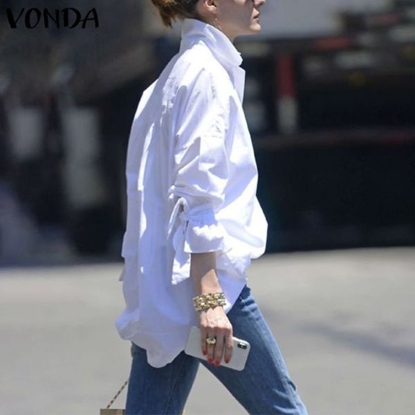 office blouse women casual lapel neck long sleeve shirts loose party plus size vonda bohemian blusas ladies tunics y200422, White
office blouse women casual lapel neck long sleeve shirts loose party plus size vonda bohemian blusas ladies tunics y200422, White