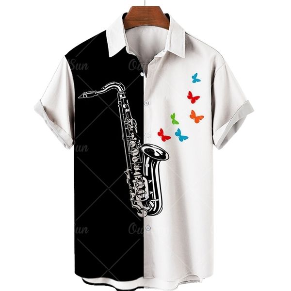 summer polyester cotton short sleeve music saxophone 3d printed shirts for men casual loose turn down collar mens beach shirt 220607, White;black
summer polyester cotton short sleeve music saxophone 3d printed shirts for men casual loose turn down collar mens beach shirt 220607, White;black