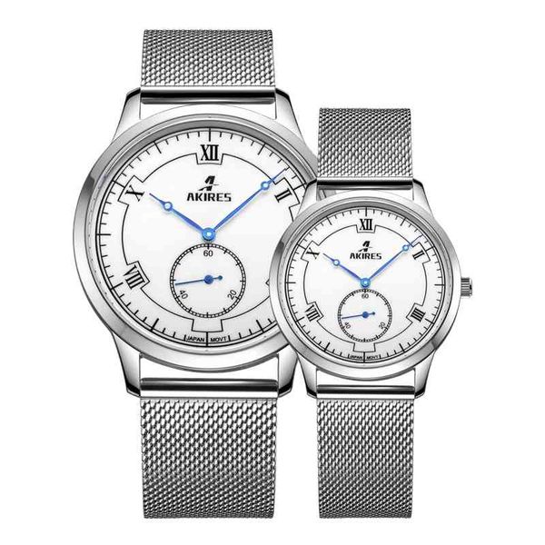 new fashion charm stainls steel 5atm waterproof quartz party women mens couple watch gifts, Slivery;brown
new fashion charm stainls steel 5atm waterproof quartz party women mens couple watch gifts, Slivery;brown