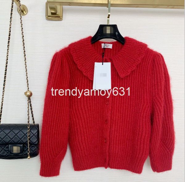 women's sweaters autumn and winter mohair red ce home sweater female doll collar seven point bubble sleeve coat, White;black
women's sweaters autumn and winter mohair red ce home sweater female doll collar seven point bubble sleeve coat, White;black