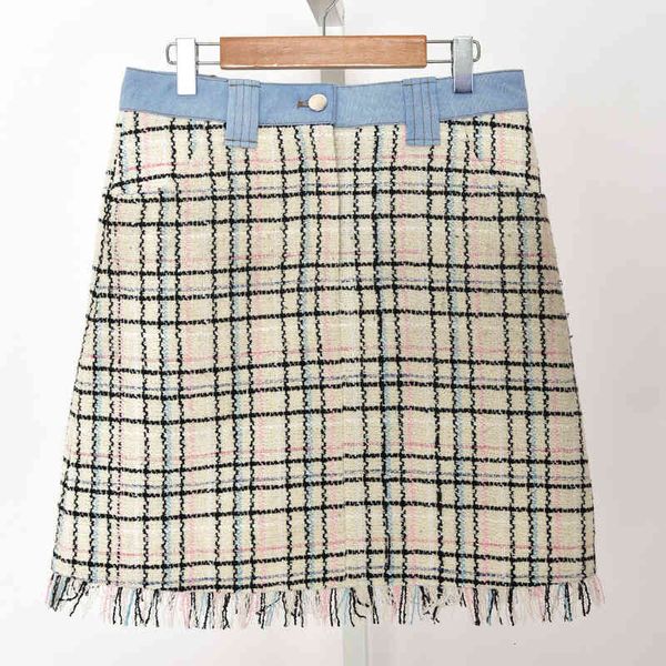 skirts spring and summer temperament small fragrance style denim stitched tassel edge a-shaped skirt for women, Black
skirts spring and summer temperament small fragrance style denim stitched tassel edge a-shaped skirt for women, Black