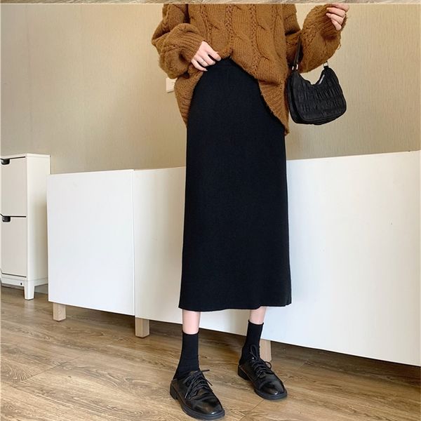 skirts spring and autumn women's temperament split knit half length skirt high waist wrap hip a-shaped slim zya1, Black
skirts spring and autumn women's temperament split knit half length skirt high waist wrap hip a-shaped slim zya1, Black