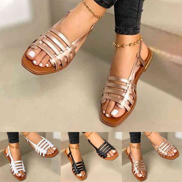 women sandals woman summer hollow out roman shoes 2022 women's gladiator open toe beach flats ladies footwear plus size 35-43 y220531, Black
women sandals woman summer hollow out roman shoes 2022 women's gladiator open toe beach flats ladies footwear plus size 35-43 y220531, Black