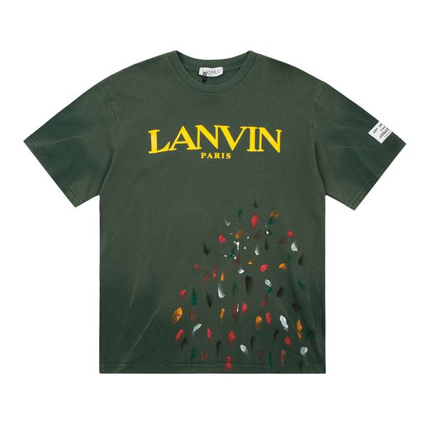 mens womens t shirt cotton lanvin hand painted luxury ink splash graffiti letters summer loose shorts sleeve round neck hip hop tshirt 05, White;black
mens womens t shirt cotton lanvin hand painted luxury ink splash graffiti letters summer loose shorts sleeve round neck hip hop tshirt 05, White;black