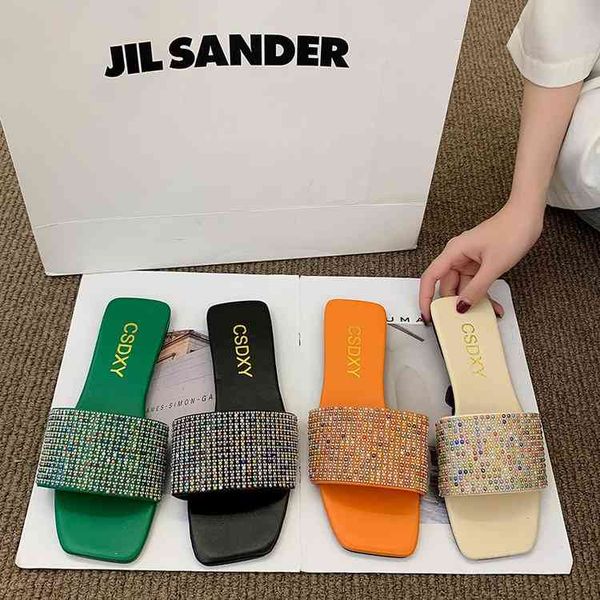 designer shoes rhinestone flip flops women wear new fashion leisure and comfortable french style small fragrance cool slippers in 2022 summe, Black
designer shoes rhinestone flip flops women wear new fashion leisure and comfortable french style small fragrance cool slippers in 2022 summe, Black