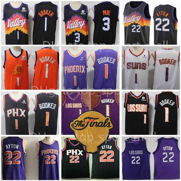 the finals patch basketball valley devin booker jersey 1 chris paul jerseys 3 deandre ayton 22 black white purple orange men stitched good
the finals patch basketball valley devin booker jersey 1 chris paul jerseys 3 deandre ayton 22 black white purple orange men stitched good