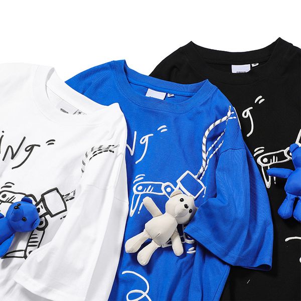 2022 new mens t-shirts popular street fun cartoon graffiti round neck simple wild short-sleeved bear game machine printing high-quality pull, White;black
2022 new mens t-shirts popular street fun cartoon graffiti round neck simple wild short-sleeved bear game machine printing high-quality pull, White;black