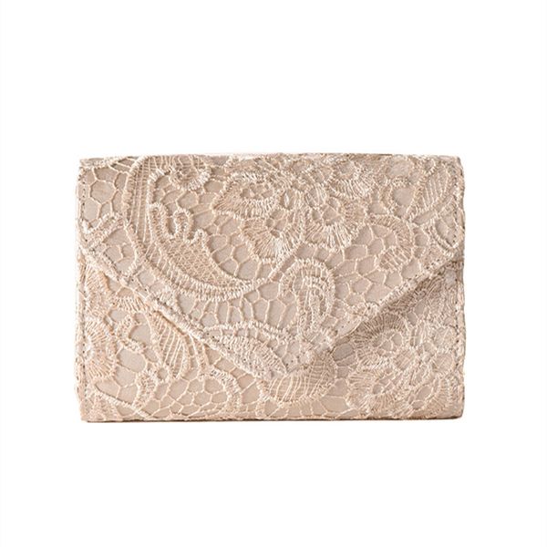 new lace evening bag fashion designer women magnetic buckle coin purse