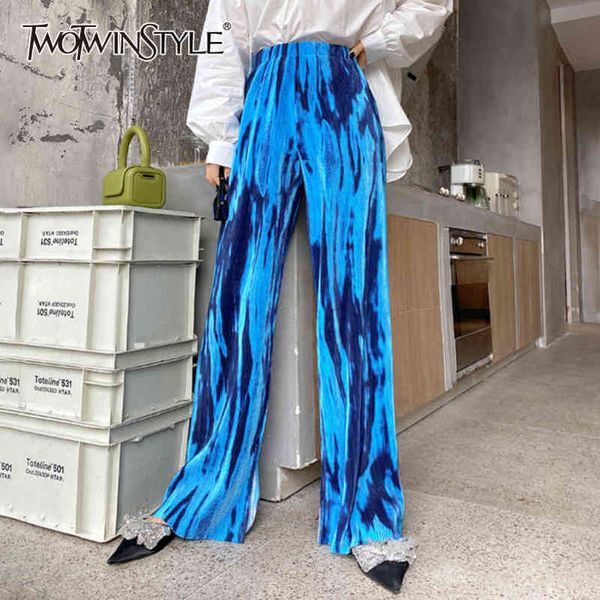 print tie dye trouser for women high waist bottom split casual straight hit color pants female fashion 210423, Black;white
print tie dye trouser for women high waist bottom split casual straight hit color pants female fashion 210423, Black;white