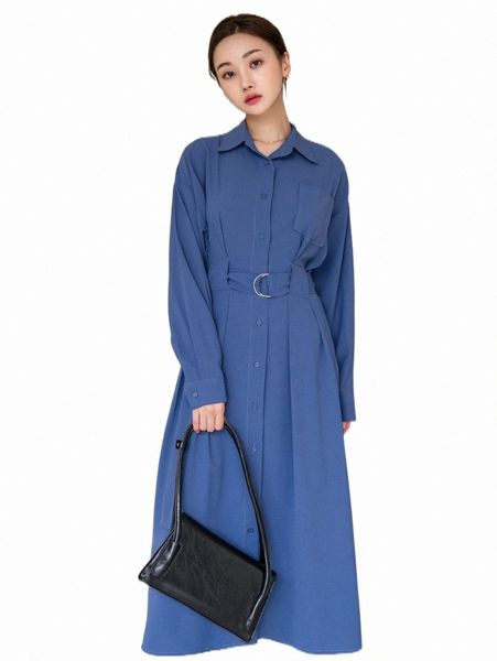 dazy drop shoulder pocket patched belted shirt dress i8ed#, Black;gray