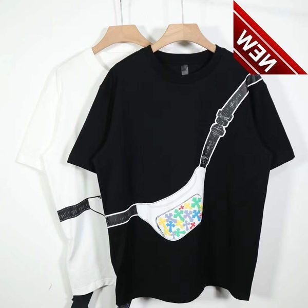 2022 croix color cross satchel short sleeve t-shirt ch sanskrit horseshoe couple casual short sleeve, White;black
2022 croix color cross satchel short sleeve t-shirt ch sanskrit horseshoe couple casual short sleeve, White;black
