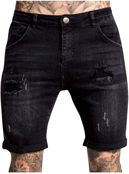 for men zipper casual hole tight shorts pants summer fashion retro ripped distressed streetwear denim g7zl#, White;black
for men zipper casual hole tight shorts pants summer fashion retro ripped distressed streetwear denim g7zl#, White;black