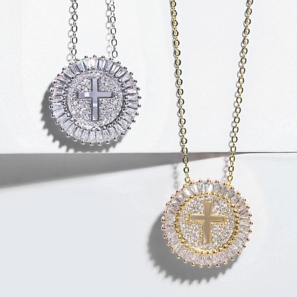 copper round sparkling zircon cross necklace square rhinestones choker pendant women jewelry catholic religion punk hip hop gif, Silver
copper round sparkling zircon cross necklace square rhinestones choker pendant women jewelry catholic religion punk hip hop gif, Silver