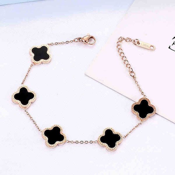red black clover five flower bracelet female summer 18k color rose gold fritillaria steel double-sided agate girl
red black clover five flower bracelet female summer 18k color rose gold fritillaria steel double-sided agate girl