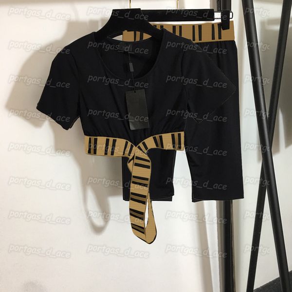 letters webbing womens tracksuits summer sports yoga outfits vintage cropped t shirts shorts set black tracksuit for women
letters webbing womens tracksuits summer sports yoga outfits vintage cropped t shirts shorts set black tracksuit for women