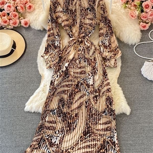 spring women french loose pleated printed elegant long sleeve aline lady clothes autumn female maxi dress 220803, Black;gray
spring women french loose pleated printed elegant long sleeve aline lady clothes autumn female maxi dress 220803, Black;gray