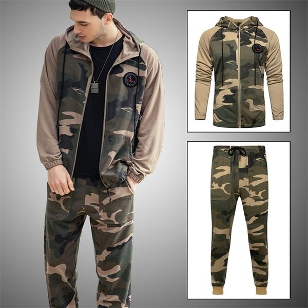 new fashion camouflage tracksuit men set 2020 sweat suits men spring autumn jogger set hoodies sweatpants casual mens clothing lj201125, Gray
new fashion camouflage tracksuit men set 2020 sweat suits men spring autumn jogger set hoodies sweatpants casual mens clothing lj201125, Gray