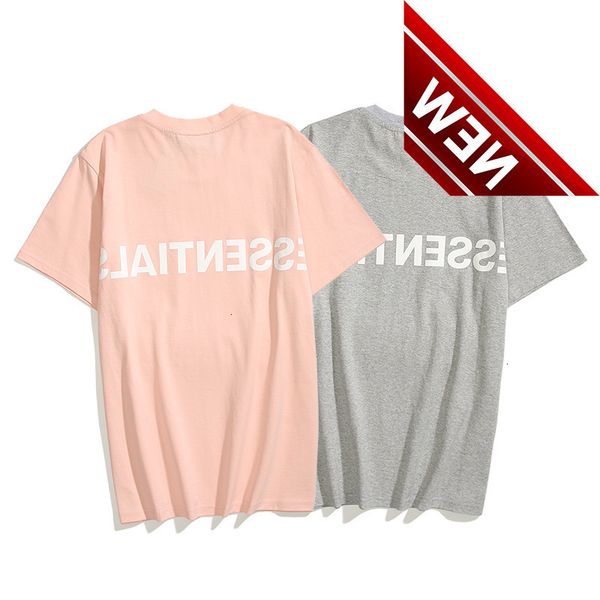 double line fog elements high street loose reflective printing short sleeve t-shirt for men, White;black
double line fog elements high street loose reflective printing short sleeve t-shirt for men, White;black