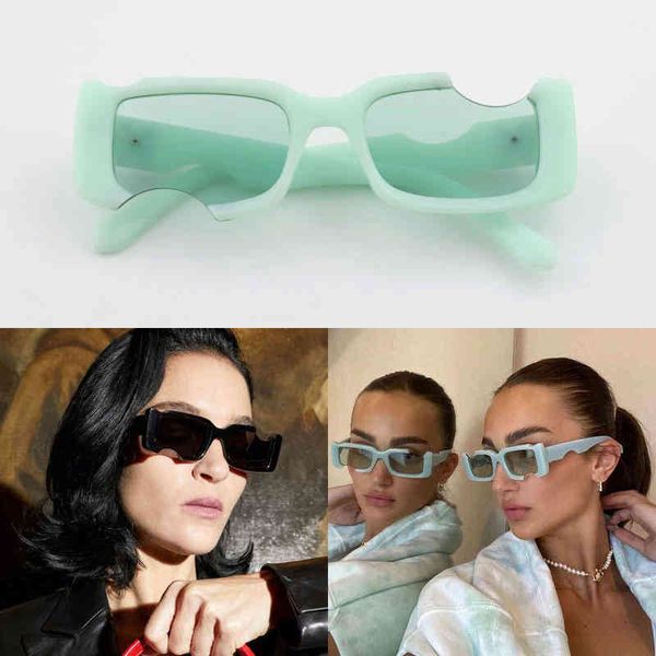 2022 fashion rectangle off notch hole small sunglasses women's sunglasses men's fashion net red hip hop personality 1, White;black
2022 fashion rectangle off notch hole small sunglasses women's sunglasses men's fashion net red hip hop personality 1, White;black
