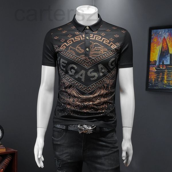 men's t-shirts designer 22 summer new men's lapel short sleeve t-shirt slim fitting mercerized ground cotton printed diamond polo, White;black
men's t-shirts designer 22 summer new men's lapel short sleeve t-shirt slim fitting mercerized ground cotton printed diamond polo, White;black