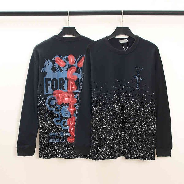 new fashion trend luxury brand sweater designer wholesale hip men's and women's speckle letter round neck long sleeve loose coat, Black
new fashion trend luxury brand sweater designer wholesale hip men's and women's speckle letter round neck long sleeve loose coat, Black