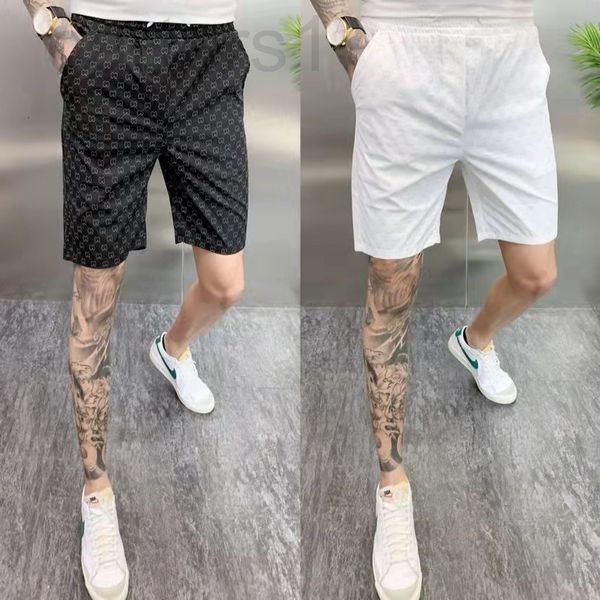 men's shorts designer new summer shorts men's slim fit quick drying printed reflective capris fashionable casual versatile couple, White;black
men's shorts designer new summer shorts men's slim fit quick drying printed reflective capris fashionable casual versatile couple, White;black