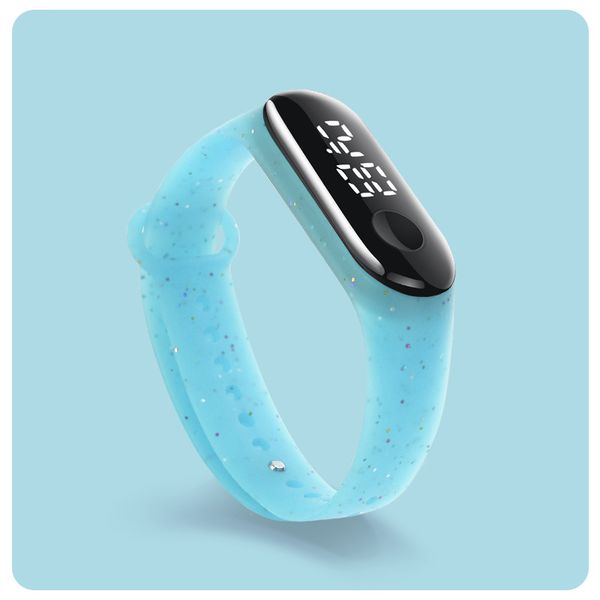 children's multifunction electronic wristwatch led sport flash digital clock for boys girls kids watches gift montre pour enfant, Slivery;brown
children's multifunction electronic wristwatch led sport flash digital clock for boys girls kids watches gift montre pour enfant, Slivery;brown