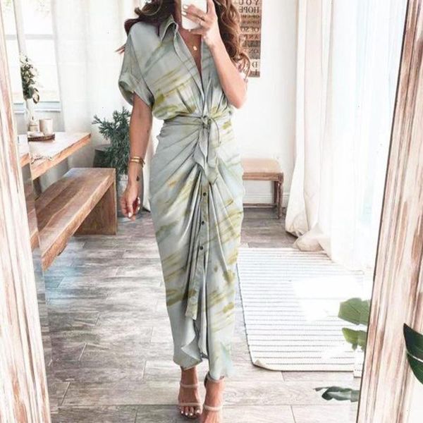 vintage v neck floral print women long dress lace up slim ruched female dresses summer fashion elegant office ladies, White
vintage v neck floral print women long dress lace up slim ruched female dresses summer fashion elegant office ladies, White