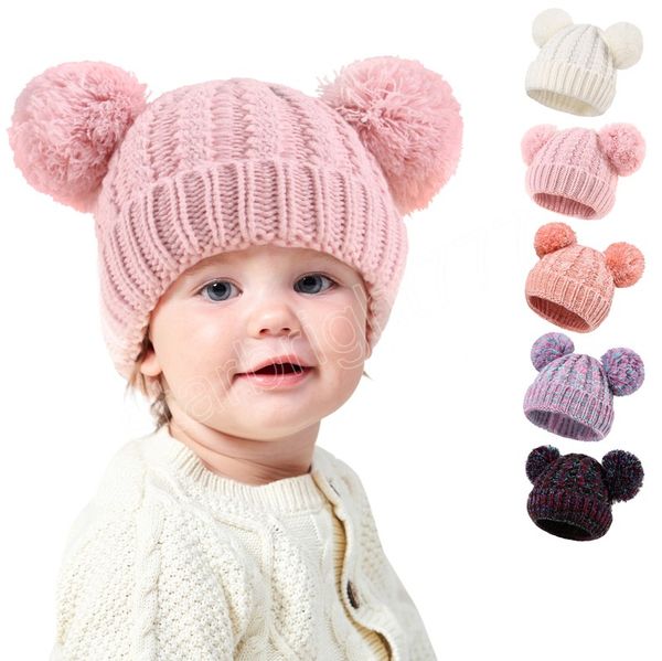autumn winter knitted baby beanie cap infant cute double hairball multicolor knit hats newborn hat outdoor children warm pompom cap, Yellow
autumn winter knitted baby beanie cap infant cute double hairball multicolor knit hats newborn hat outdoor children warm pompom cap, Yellow