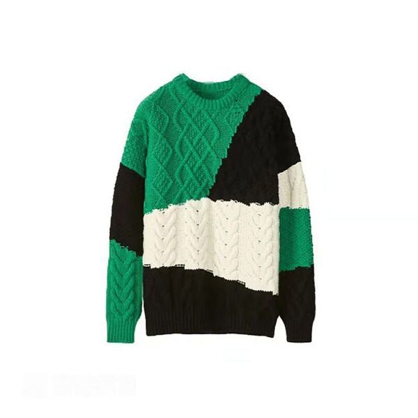 2022 fashion pullovers new autumn winter casual sweater men loose harajuku style round neck contrast color loe, White;black
2022 fashion pullovers new autumn winter casual sweater men loose harajuku style round neck contrast color loe, White;black