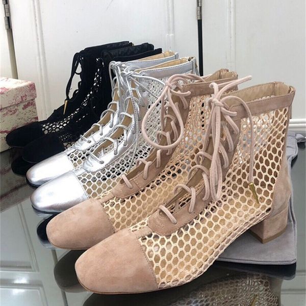 boots spring fashion square head leather mesh hollow lace up middle heel thick british women's shoes short boots b1ww, Black
boots spring fashion square head leather mesh hollow lace up middle heel thick british women's shoes short boots b1ww, Black