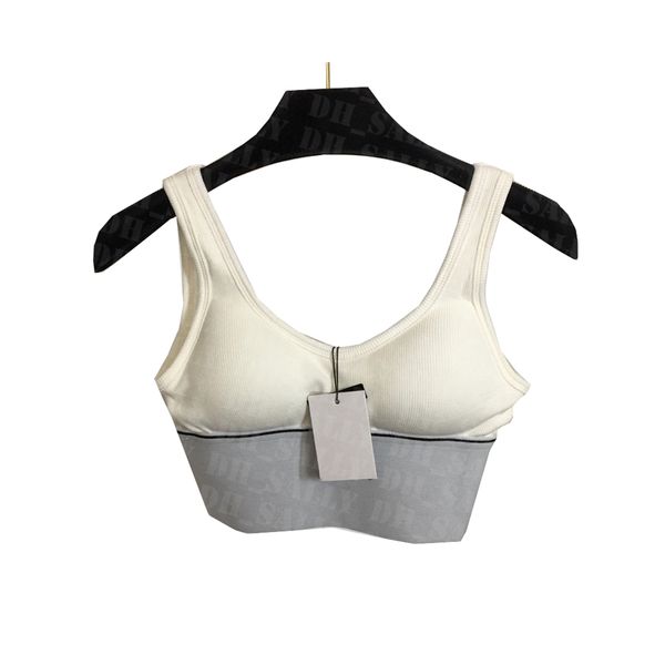 women elastic sports bra outfit summer sleeveless breathable high grade yoga clothing quick drying sportswear, White;red
women elastic sports bra outfit summer sleeveless breathable high grade yoga clothing quick drying sportswear, White;red
