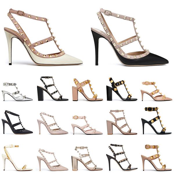 box with designers high heel pumps dress shoes ankle strap roman stud black nude sliver with rivets womens stiletto chunky heels 6 8 10 cm p
box with designers high heel pumps dress shoes ankle strap roman stud black nude sliver with rivets womens stiletto chunky heels 6 8 10 cm p