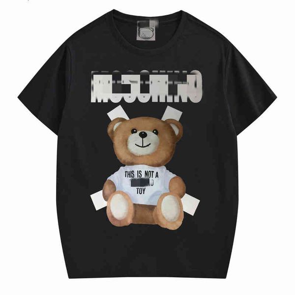 men's t-shirts bear print crew neck pullover men and women lovers summer half sleeve t-shirt short toxa, White;black
men's t-shirts bear print crew neck pullover men and women lovers summer half sleeve t-shirt short toxa, White;black