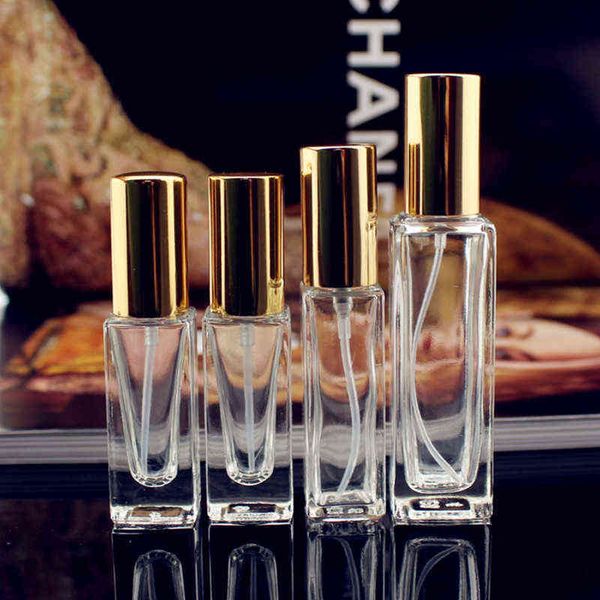 10pc 6ml 10ml 20ml transparent square empty glass bottle portable small bottle pump spray empty refillable y220428
10pc 6ml 10ml 20ml transparent square empty glass bottle portable small bottle pump spray empty refillable y220428