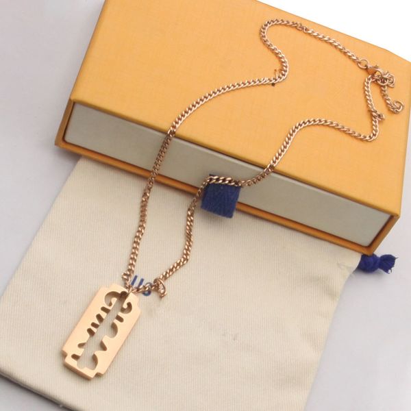 luxury designer pendant necklace charm letter blade pendant man woman choker for fashion jewelry lovers party gift, Silver
luxury designer pendant necklace charm letter blade pendant man woman choker for fashion jewelry lovers party gift, Silver