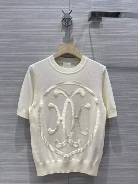 milan runway sweaters 2022 summer autumn short sleeves o neck high end jacquard pullovers womens designer sweater 0606-2, White;black
milan runway sweaters 2022 summer autumn short sleeves o neck high end jacquard pullovers womens designer sweater 0606-2, White;black