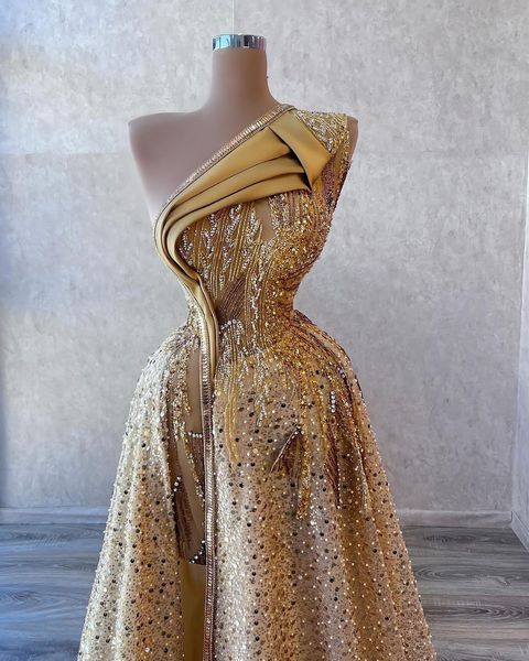 gold a-line prom dress one shoulder sequins beads appliques hollow sleeveless high side slit lace floor length elegant applique party dress, Black
gold a-line prom dress one shoulder sequins beads appliques hollow sleeveless high side slit lace floor length elegant applique party dress, Black