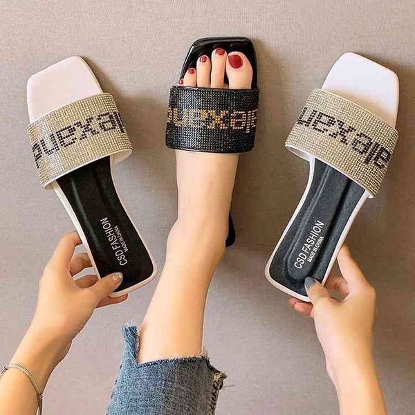 summer new lettered flat bottom sandals 35-42 large women 2022 brand luxury fashion design ladies slippers, Black
summer new lettered flat bottom sandals 35-42 large women 2022 brand luxury fashion design ladies slippers, Black