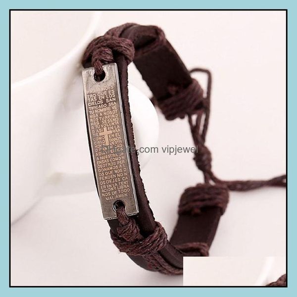 charm bracelets jewelry fashion simple black brown leather rope alloy handmade retro party decor for dhnjg, Golden;silver
charm bracelets jewelry fashion simple black brown leather rope alloy handmade retro party decor for dhnjg, Golden;silver