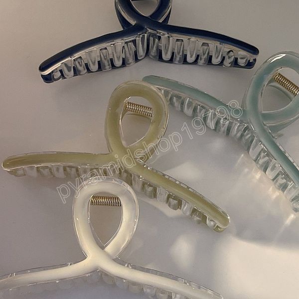 fashion plastic hair claws geometric clamp hair styling clips for women girl hairpin hair accessories, Slivery;white
fashion plastic hair claws geometric clamp hair styling clips for women girl hairpin hair accessories, Slivery;white