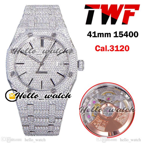 v2 15400 a3120 automatic mens watch paved diamond dial fully iced out diamonds bracelet e187a, Slivery;brown
v2 15400 a3120 automatic mens watch paved diamond dial fully iced out diamonds bracelet e187a, Slivery;brown