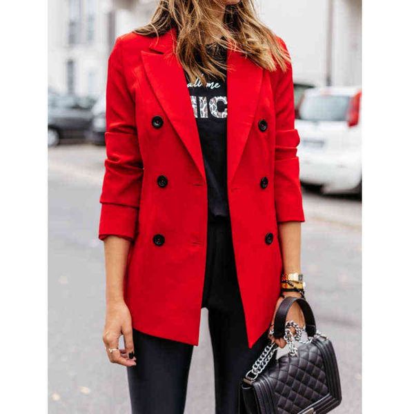 autumn and winter new women's suit jacket casual solid color long-sleeved single-breasted elegant suit jacket l220714, White;black
autumn and winter new women's suit jacket casual solid color long-sleeved single-breasted elegant suit jacket l220714, White;black