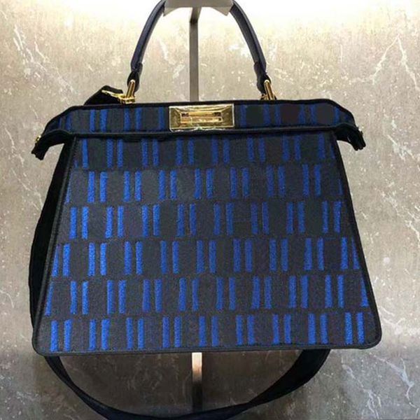 handbag shoulder bag chenille embroidery lettering crossbody bags twist lock inner pocket