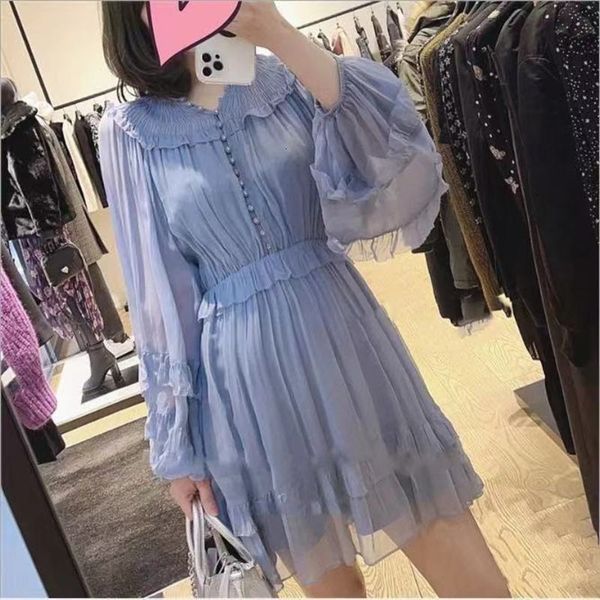 casual dresses t spring and summer french lady style crepe waist closing single breasted lantern sleeve dress, Black;gray
casual dresses t spring and summer french lady style crepe waist closing single breasted lantern sleeve dress, Black;gray