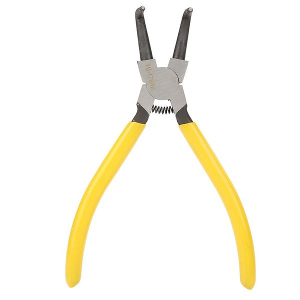7in handle stainless steel curved circlip snap ring pliers retaining mechanical tool tu-175hb
7in handle stainless steel curved circlip snap ring pliers retaining mechanical tool tu-175hb